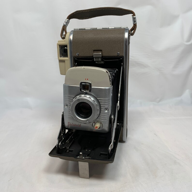 Polaroid Land Camera 80a Brownie Box cURTAINI Made in USA 1950/'s Beautiful Camera Decor Bookend Antique Collector