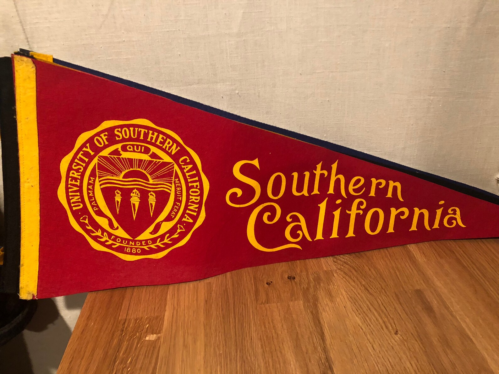 Vintage Pennant Flag Banner LA Rams Indians Grave Digger | Etsy Grave Digger Flag
