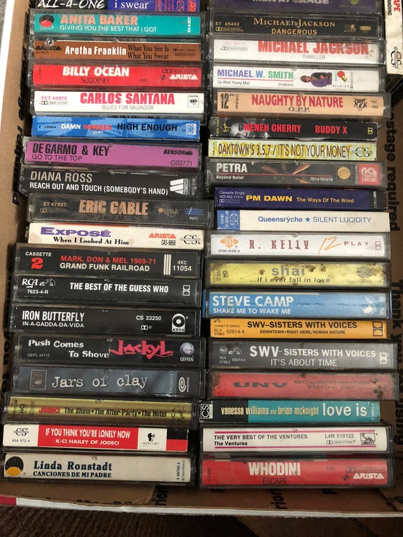 Cassette Tapes Pop RnB Rap Classic Rock Christian | Etsy