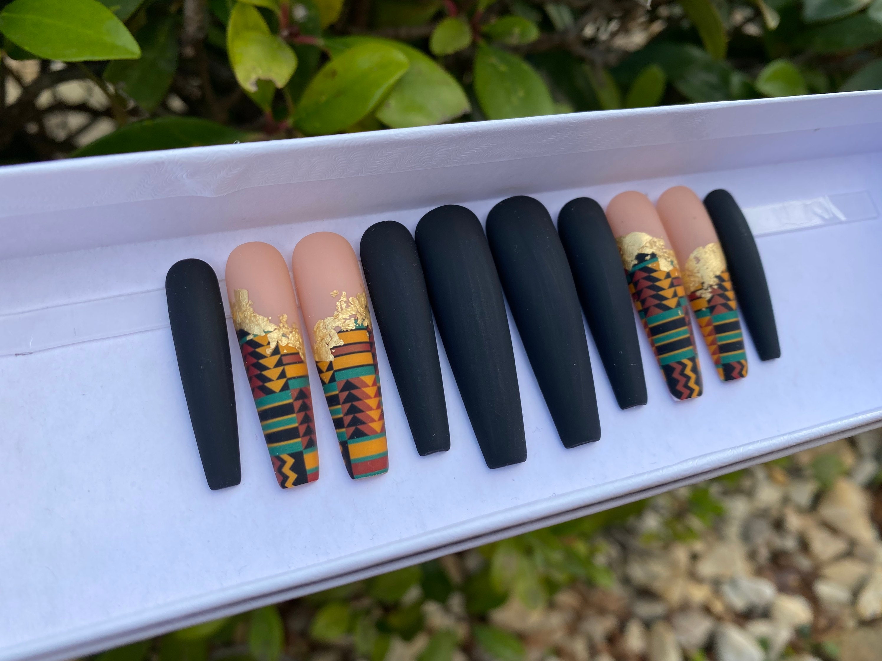 Kenté Cloth 2 Waterslide Nail Art Decal Etsy