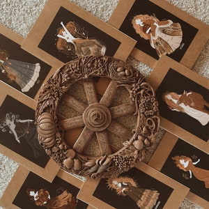 Wheel of the Year Art Package - Yule Imbolc Ostara Beltane Litha Lughnasadh Mabon Samhain - Pagan Wiccan Heathen Altar Wall Decoration