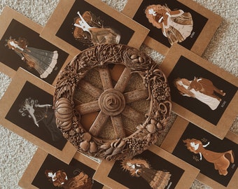 Roue de l'année Art Package - Yule Imbolc Ostara Beltane Litha Lughnasadh Mabon Samhain - Pagan Wiccan Heathen Autel Décoration murale