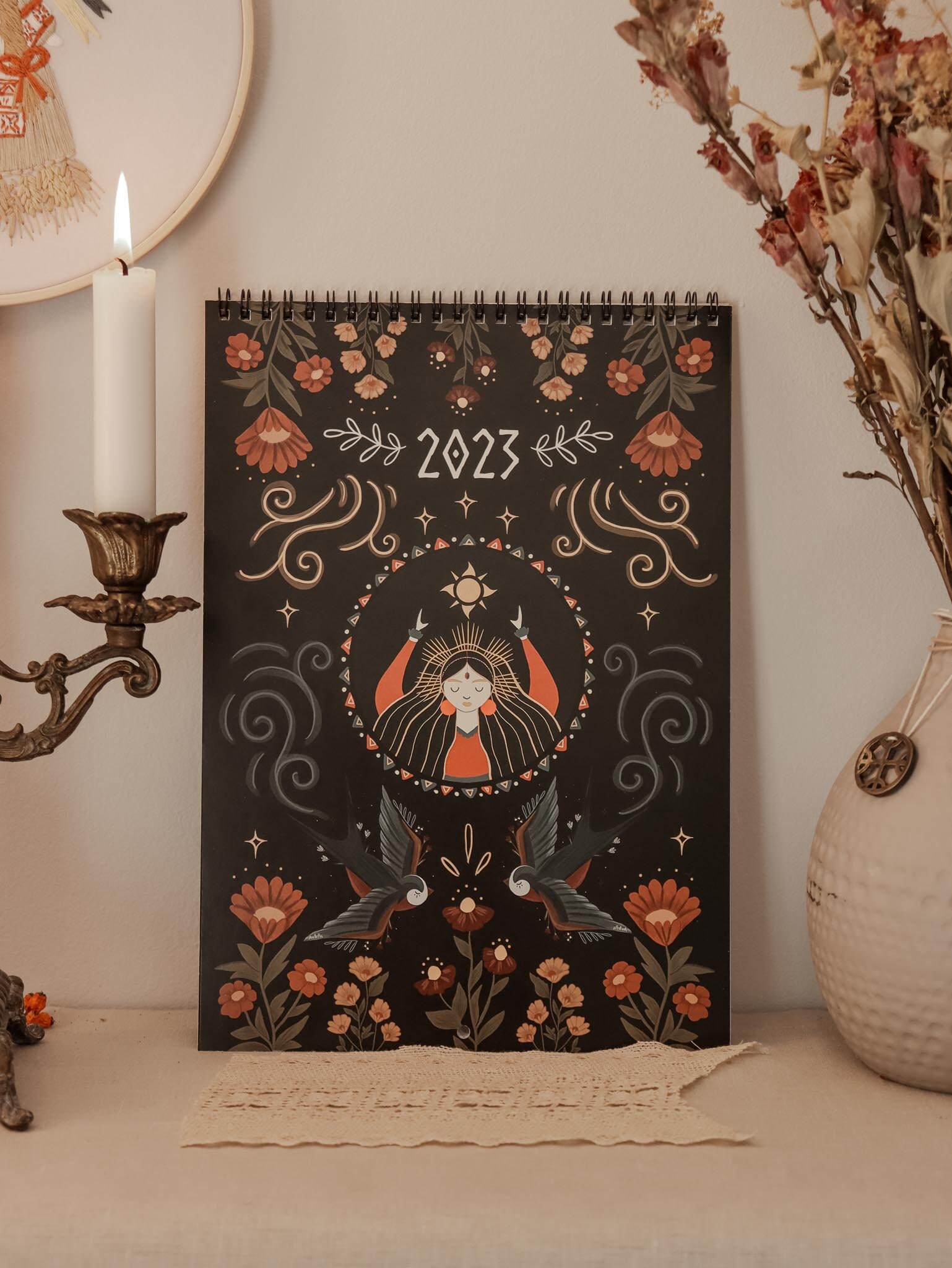 2023 Goddess Wall Calendar Norse Celtic Egyptian Etc Etsy