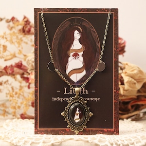 Lilith Pendant - Necklace, Keychain, Charm