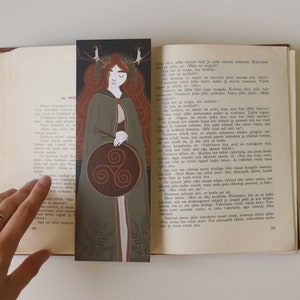 Goddess Bookmarks - Freyja Persephone Gaia Arianrhod Gaia Brigid Hecate Kali Medusa etc - Norse Greek Welsh Mythology - Recycled Paper