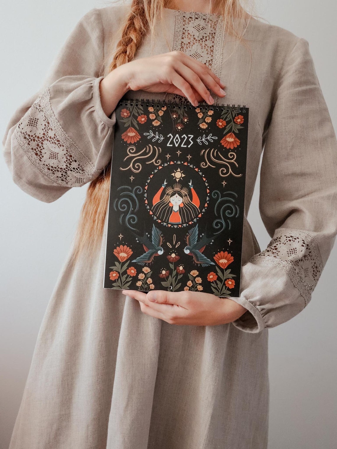 2023-goddess-wall-calendar-norse-celtic-egyptian-etc-etsy