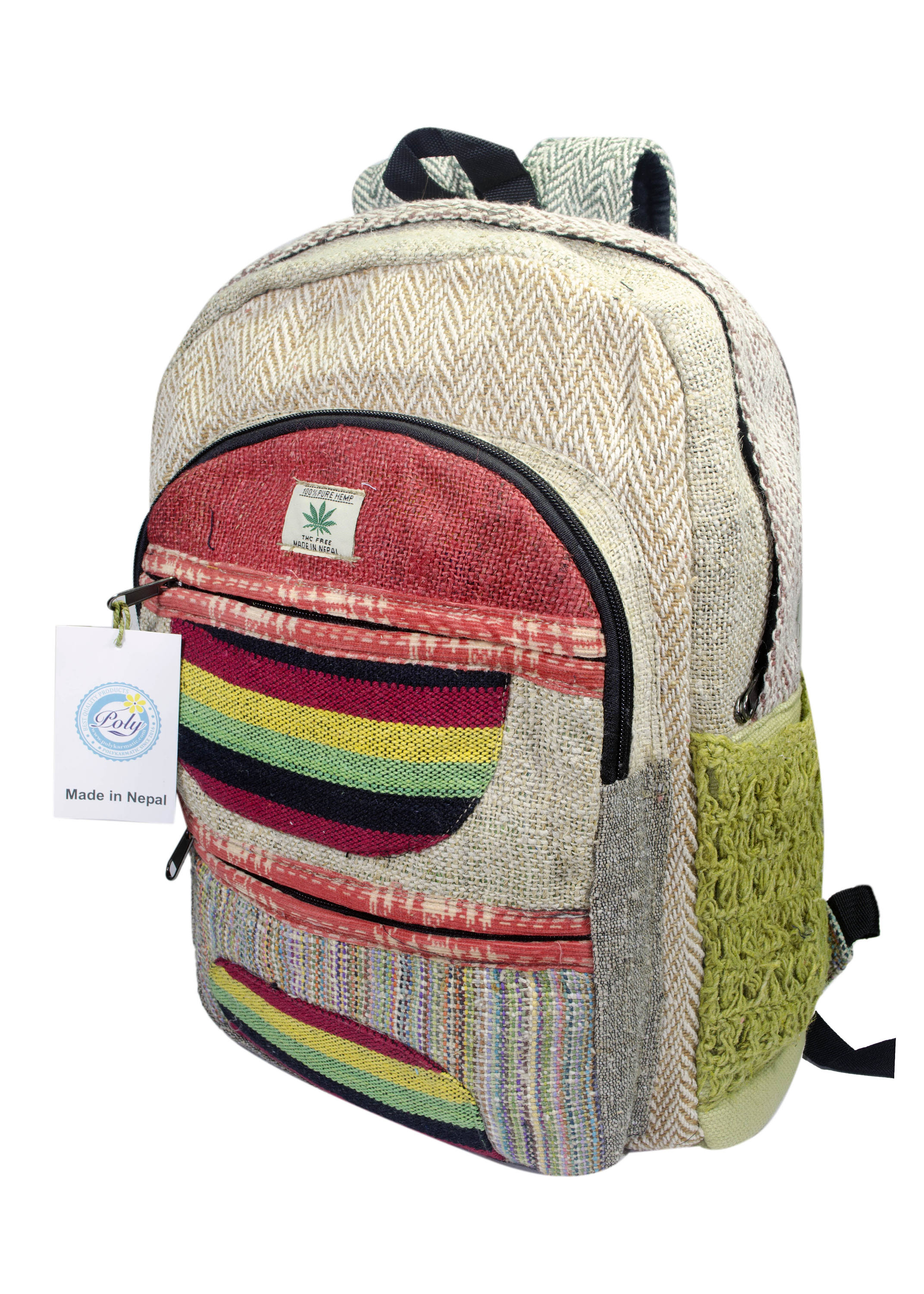 hemp cotton backpack