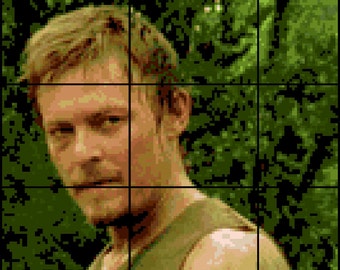 Cross Stitch Pattern Daryl Dixon Season 1