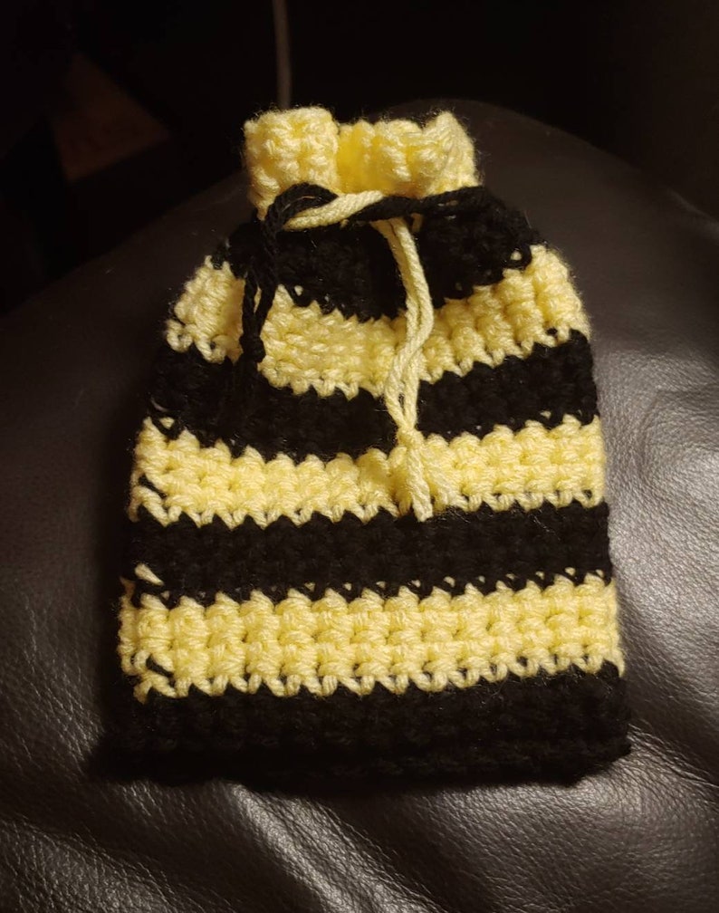 Hogwarts House Colors Crochet Bags