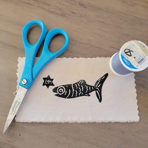 Small- Block Printed Fabric Patches