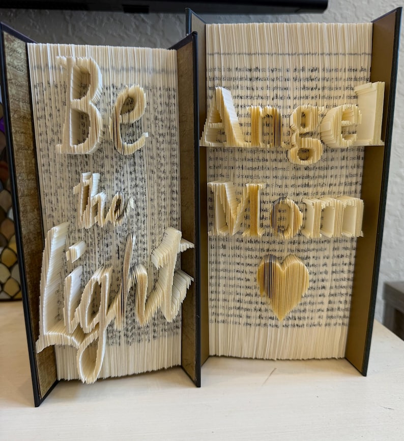 Bookami Custom Folded Book Art: Personalized Bookfolding Bookami Gift - Etsy