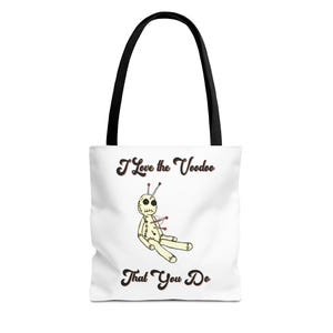Voodoo Doll Tote Bag for Halloween Trick or Treaty or Festive Bag to Tote during the Holidays