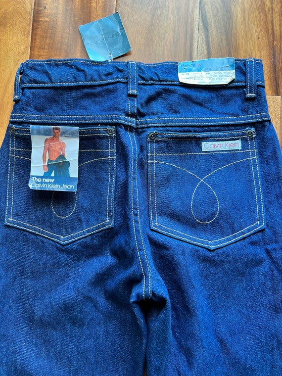 80s Men’s Calvin Klein Jeans/ Deadstock/Size 28/Dark … Gem