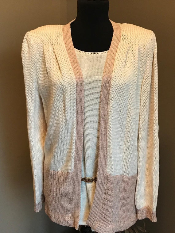 rose gold cardigan