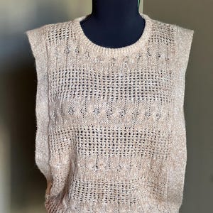 Gilet Sans Manches Femme En Tricot Torsadé - Style Preppy, Boutonné, Matières Douces - Pour Printemps/automne