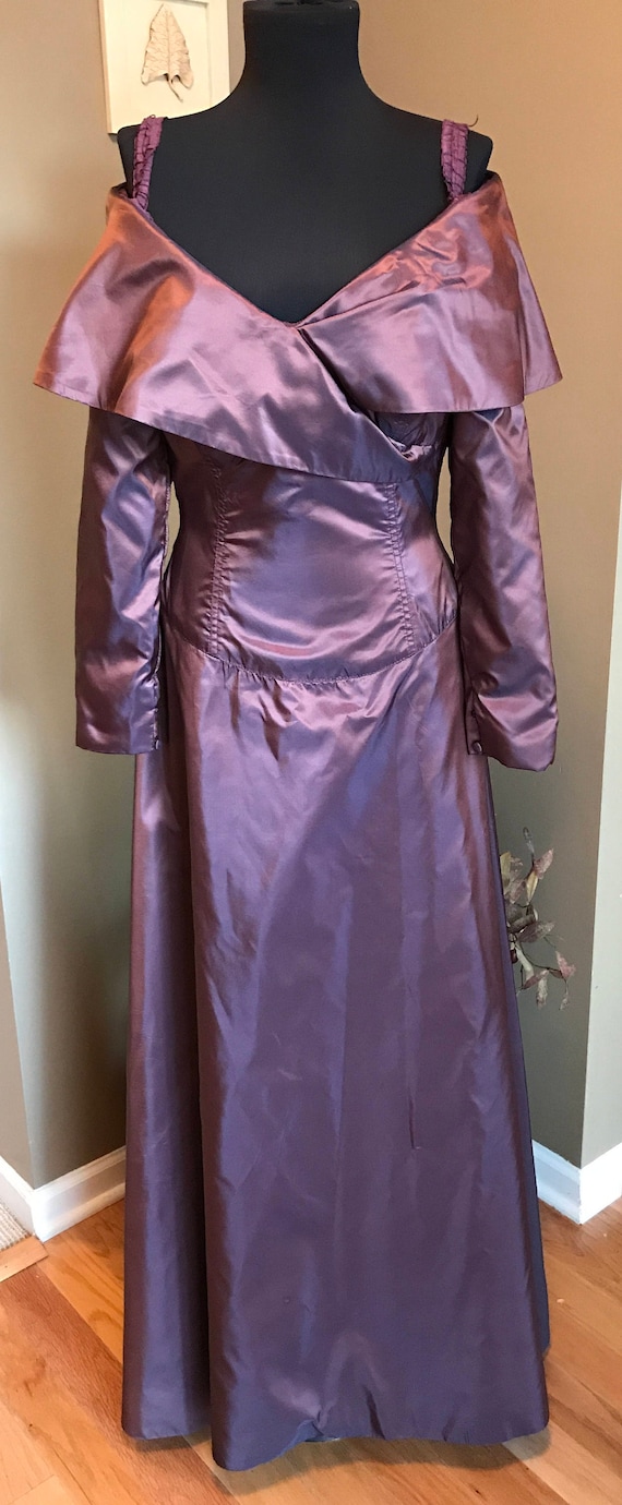 90s Vintage Helen Morley Bergdorf Goodman Silk Pl… - image 2