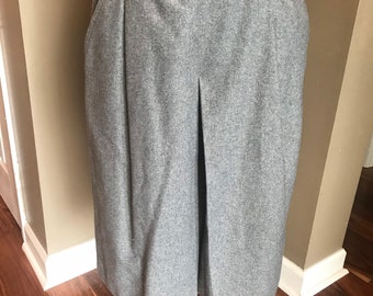 80s Summit Sportswear Gray Wool Skorts/Modern Day Small to Medium