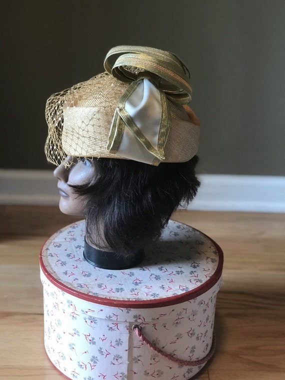80s Mr. John Hat/ Mr. John Classic/Gold Vintage Hat/ … - Gem display picture 1