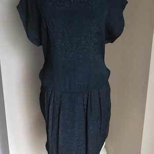 80s Black Sleeveless Ann Taylor Dress/ Vintage LBD/ Modern Day Medium/ Vintage Size 12