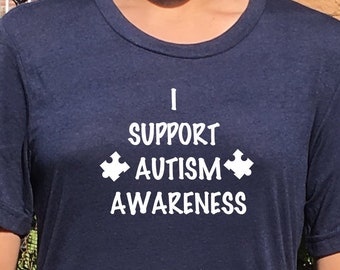 Camiseta de concienciación sobre el autismo, camiseta de mamá autista, camiseta de conciencia, regalo para la camiseta de la madre autista, camisa de autismo, regalo para el autismo