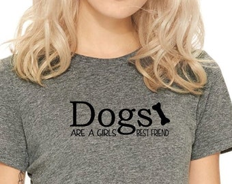 Dog shirt, Pet parent t-shirt, Dogs best friend shirt, Women triblend shirt, Pet t-shirt, pet parent gift, dog bone shirt,  dog lover tee