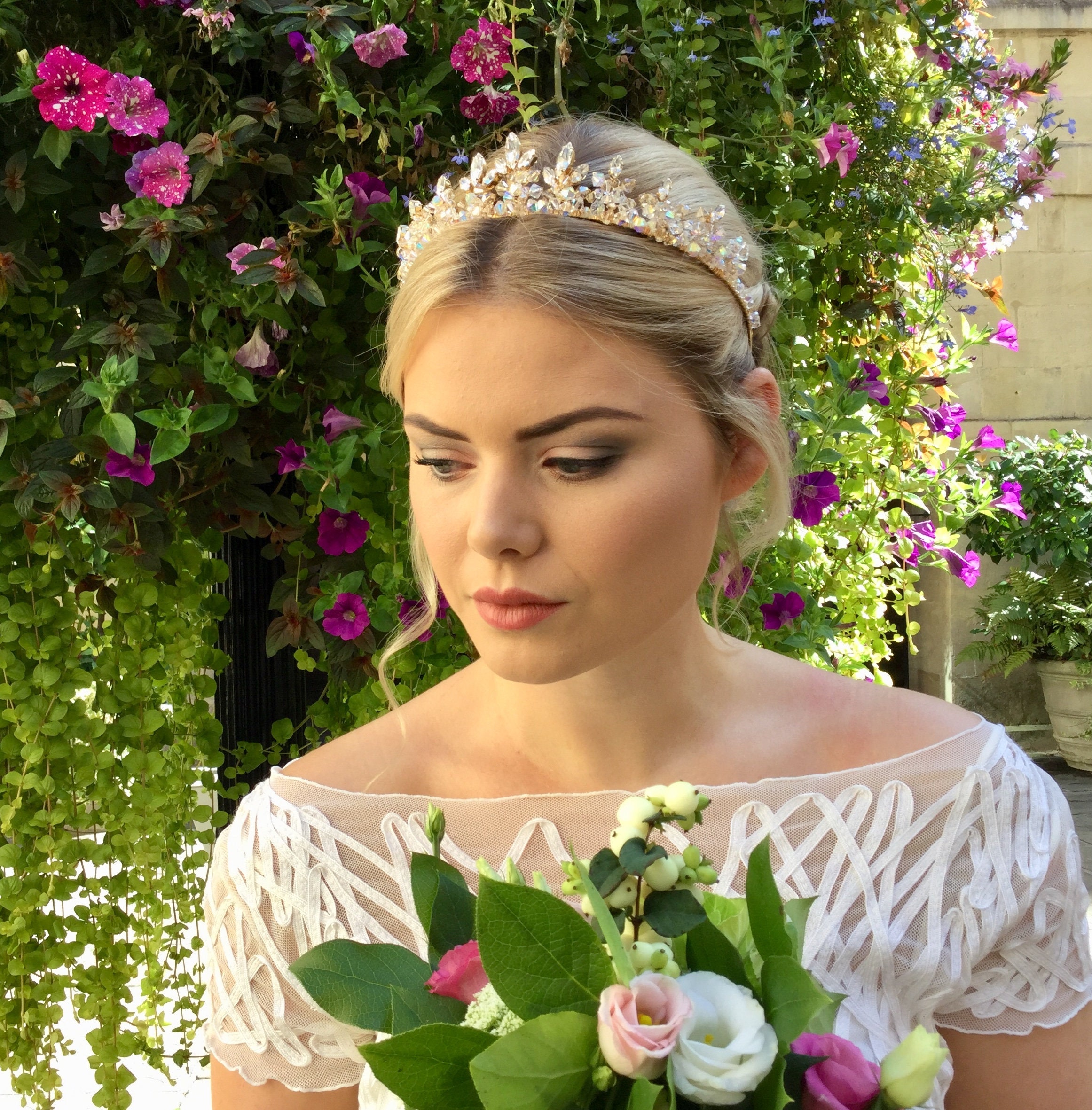bridal tiara headpiece