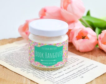 Book Hangover Pick Your Scent Bookish Candle / Scented Bookish Candle / Book Lovers Gift For Her / Hand Poured Scented Candle