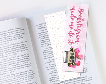 Bookstagram Bookmark, Bibliophile, Bookish Gift, Readers Gift, Unique Bookmark, Book Lovers, Cute Bookmark, Book Lovers, Laminated Bookmark