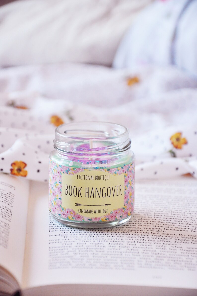 Book Hangover Bookish Candle Candle Vegan Candle Handmade Etsy