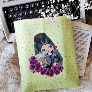 Book Sleeve, Book Cover, Book Sleeves, Padded Book Sleeve, Book Accessories, Kindle Sleeve, Tablet Sleeve, Book Cozy, Book Protector Pouch