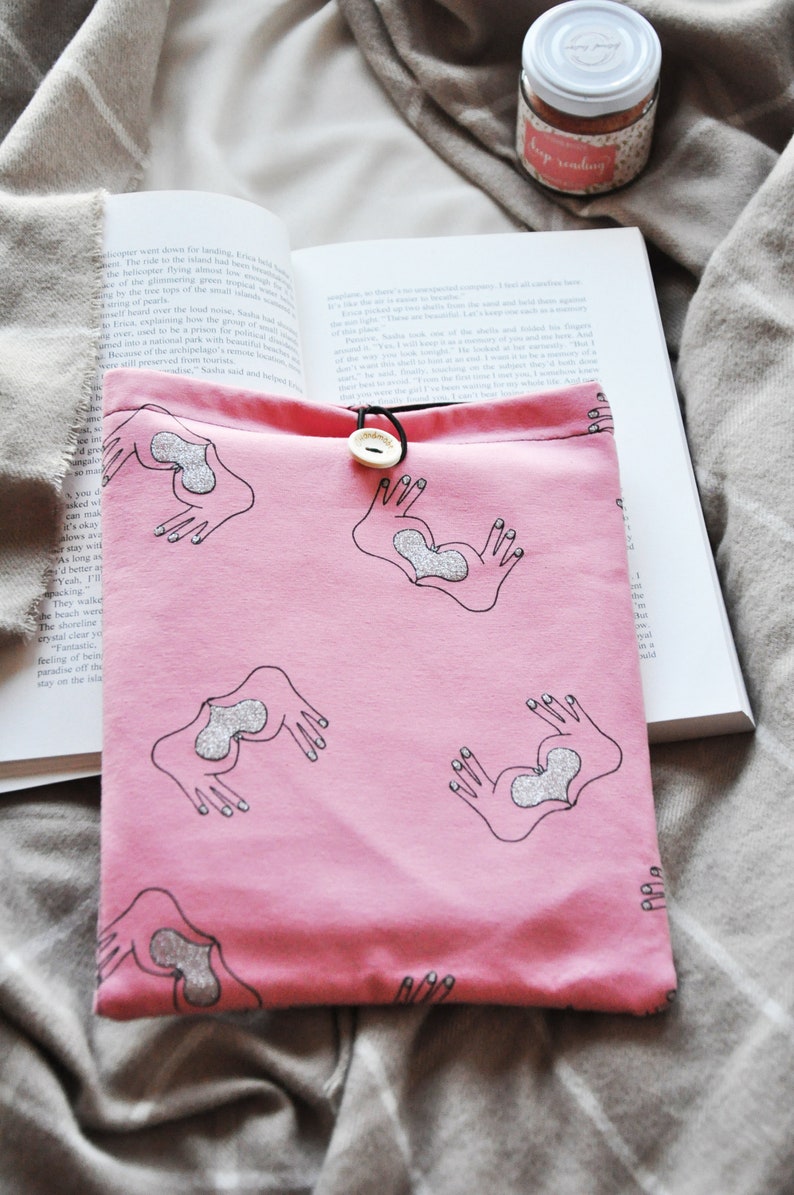 Book Sleeve Book Cover Book Protector Book Pouch Tablet Etsy