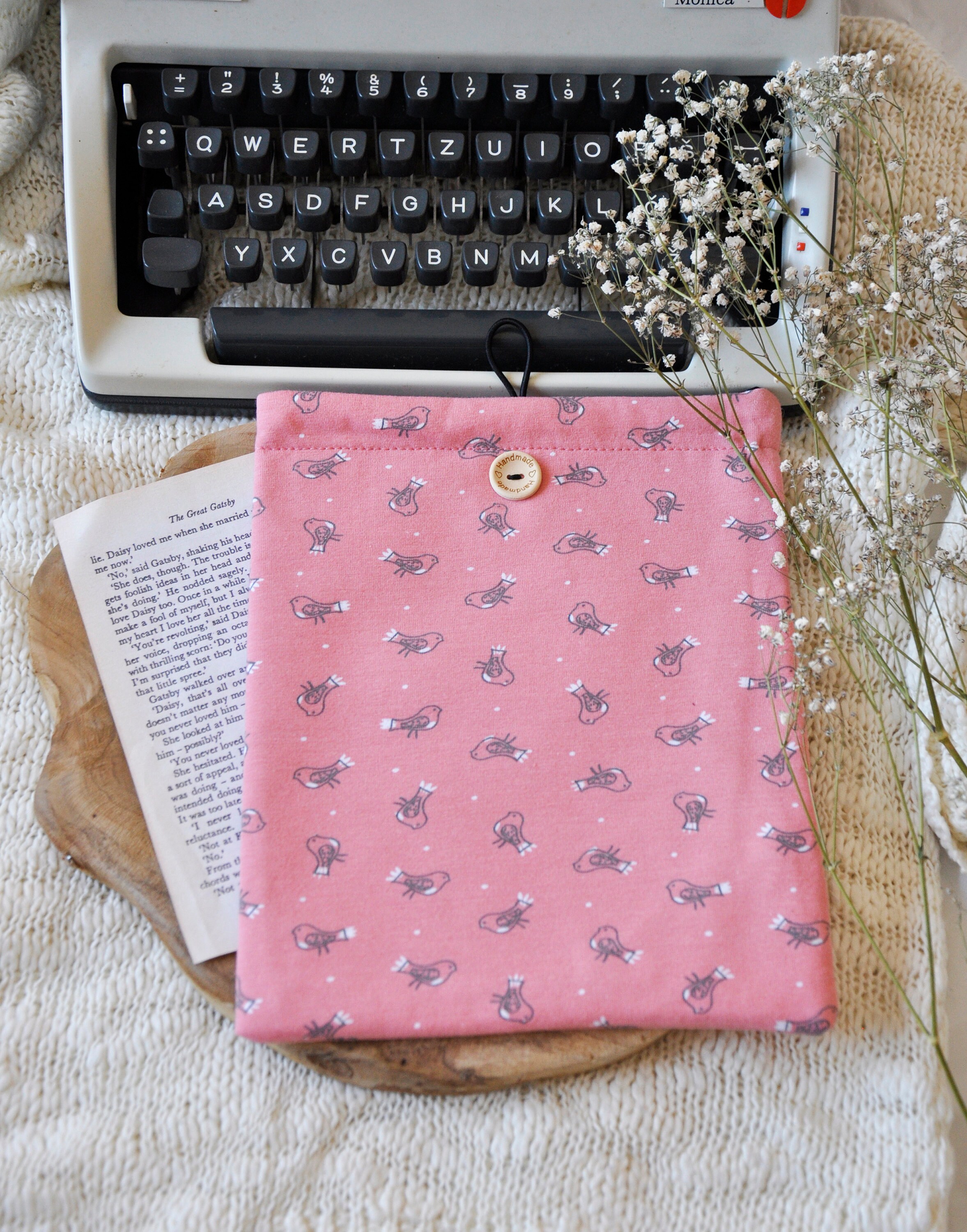 Book Sleeve Book Cover Book Protector Book Pouch Book Etsy UK