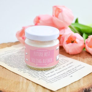 Future Best Selling Author Gift / Author Gift / Writer / Scented Bookish Candle / Book Lovers Gift For Her / Hand Poured Scented Candle