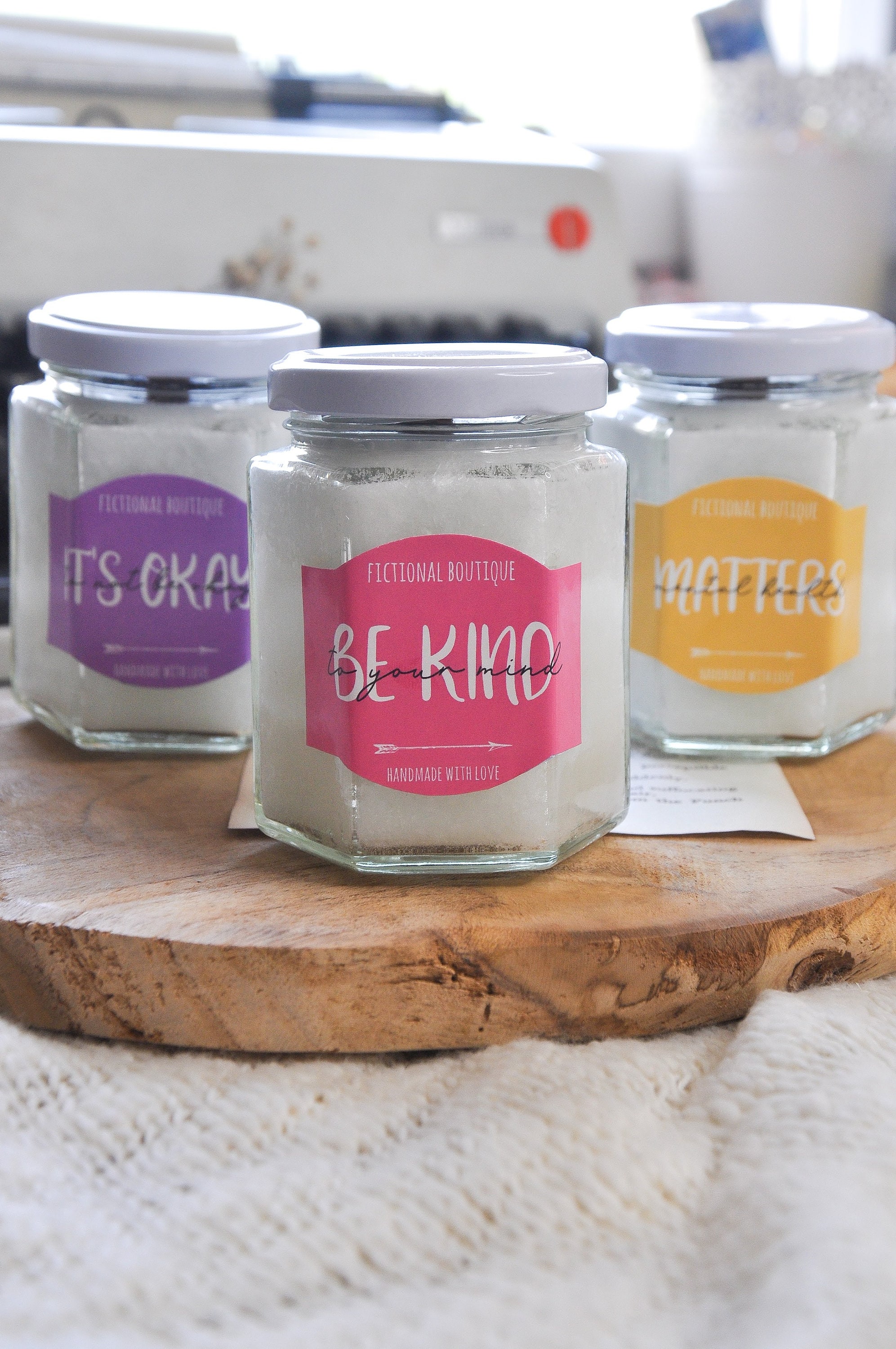 Be Kind To Your Mind Mental Health Matters Candle / Scented Etsy