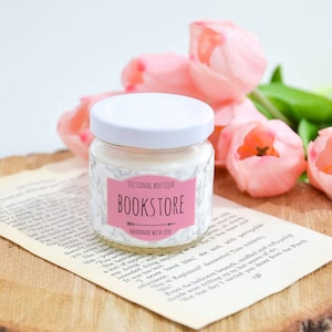 Bookstore Bookish Candle / Pick Your Scented Bookish Candle / Book Lovers Gift For Her / Hand Poured Scented Candle