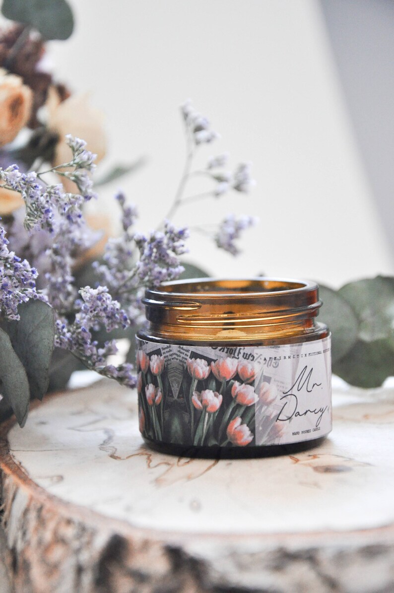 Mr. Darcy Jane Austen Candle / Scented Candle / Bookish Candle Etsy