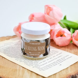 Reading Nook Book Lovers Candle / Scented Bookish Candle / Book Lovers Gift For Her / Hand Poured Scented Candle