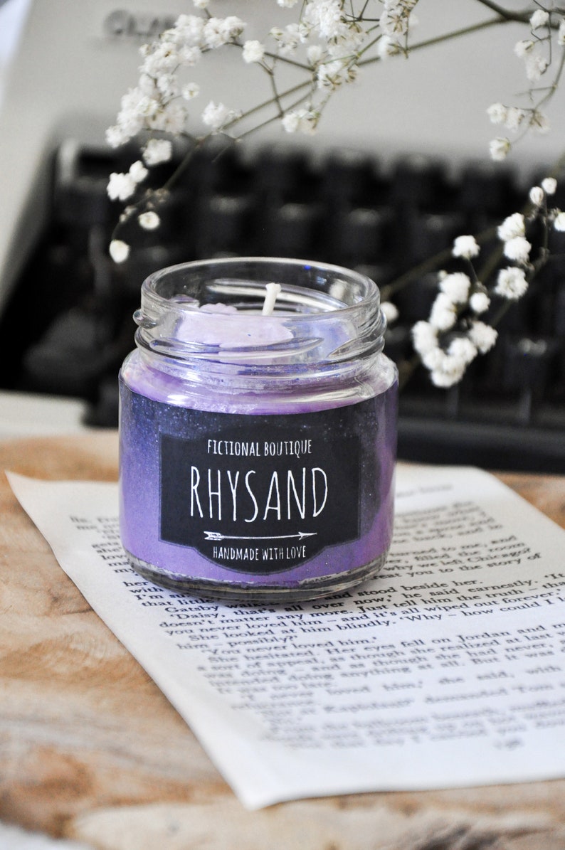 Rhysand Scented Bookish Candle / Book Lovers Gift for Her / Etsy