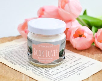 Book Lover Candle / Pick Your Scent Candle / Scented Bookish Candle / Book Lovers Gift For Her / Hand Poured Scented Candle