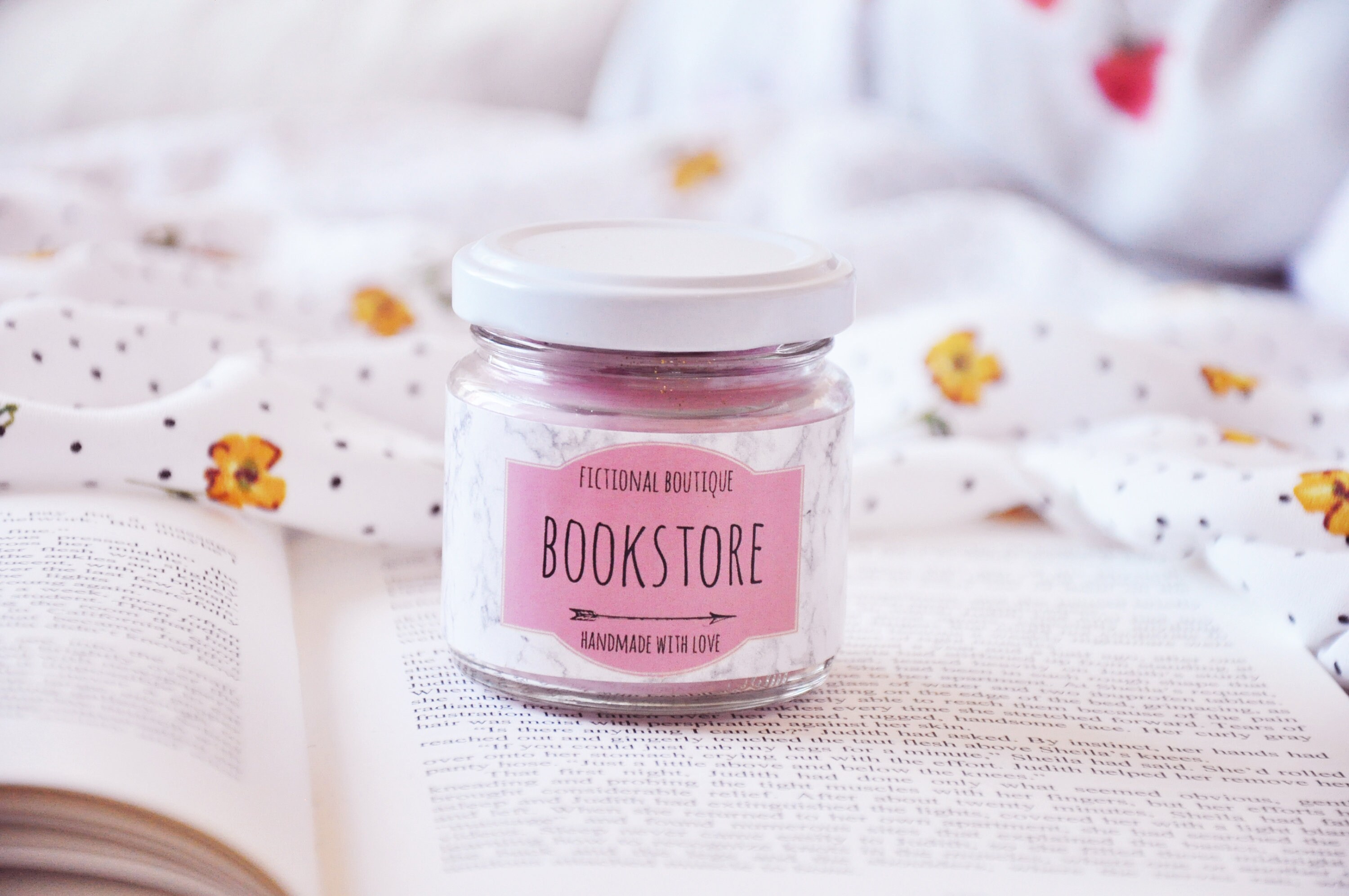 Book Store Scented Candle For Book Lovers / Bookish Gift For Etsy