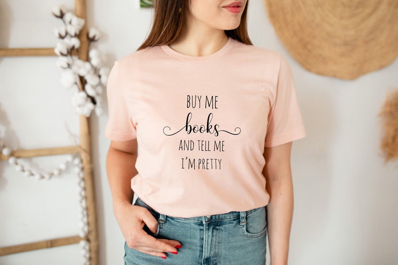 Buy Me Books Funny Cotton Tee Bookish Tshirt Gift For Her Bookish Apparel Unisex Book Lovers Gift Readers Apparel Bookish Clothing