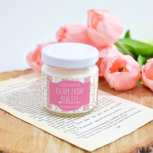 Escape From Reality Book Lovers Candle / Pick Your Scented Bookish Candle / Book Lovers Gift For Her / Hand Poured Scented Candle