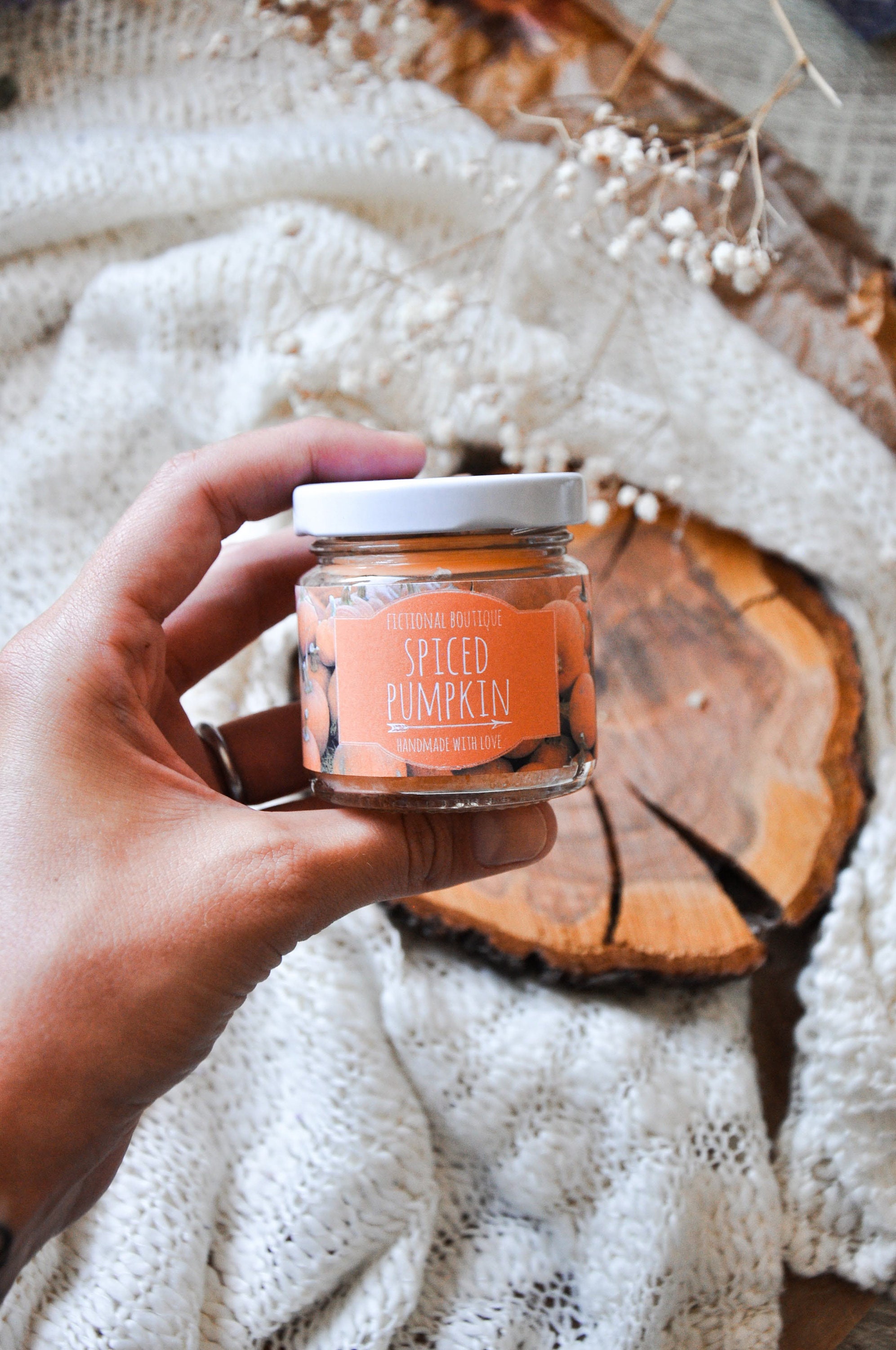 Gemütliche Herbstkerze 4er Set / Duftkerze / Buchkerze / | Etsy