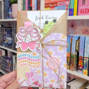 Blind Date with a Romance Book | Surprise Love Story Book Box | Bookish Gift with Bookmarks, Stickers & Review Card - BBD4