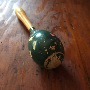Vintage Wooden Baby Rattle