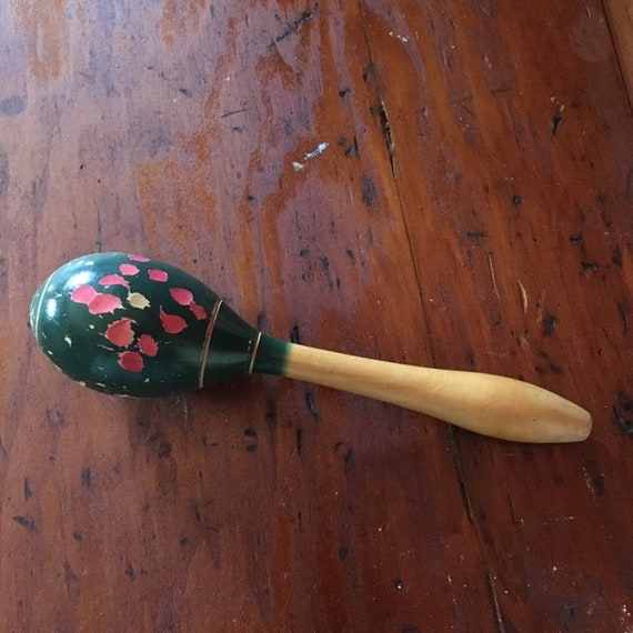 Vintage wooden hotsell baby rattle