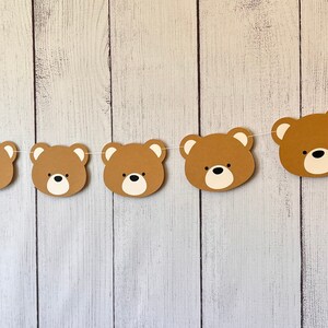 Teddy Bear Banner Baby Shower- Birthday Party Decorations - Bear Garland Banner