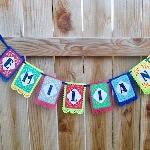 Fiesta Papel Picado Banner: Cinco De Mayo, Gender Reveal Decor