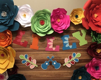 Original* COCO Style Happy Birthday - Fiesta Name Banner Large Letters