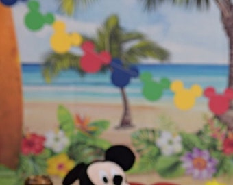 Mickey Mouse Ears Birthday Banner: Clubhouse Party Decor